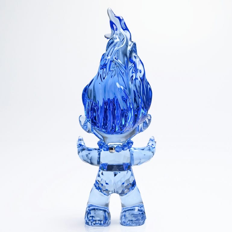 スワロフスキー SWAROVSKI クリスタルフィギュア フィギュリン Good Luck Trolls グッドラック・トロールズ トロール ブルー 5682655 インテリア オブジェ 置物 【スペシャルラッピング660円(別売り)】 [3]