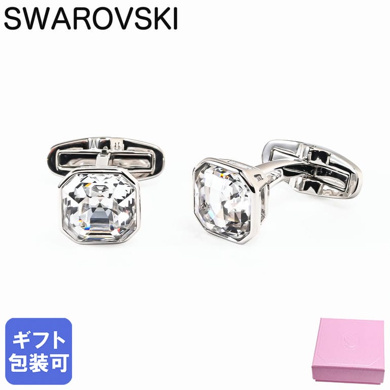 スワロフスキー SWAROVSKI カフス メンズ カフリンクス カフスボタン 2025AW Millenia ミレニア クリア シルバー 5733306 ジュ...