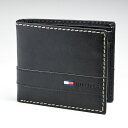 トミーヒルフィガー TOMMY HILFIGER 二つ折り財布 ブラック 31TL25X019-001 0096 5503 01