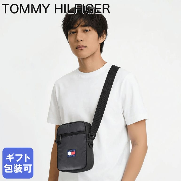 樂天商城 - トミーヒルフィガー 高品質ヨーロッパ輸入モデル TOMMY HILFIGER 2026SS ショルダーバッグ メンズ TOMMY JEANS DAILY TECH REPORTER ブラック AM0AM13881 BDS