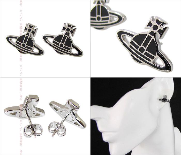 楽天市場 楽天スーパーsale Offヴィヴィアンウエストウッド ピアス ケイトピアス シルバー ブラック Alevel エイレベル みんなのレビュー 口コミ