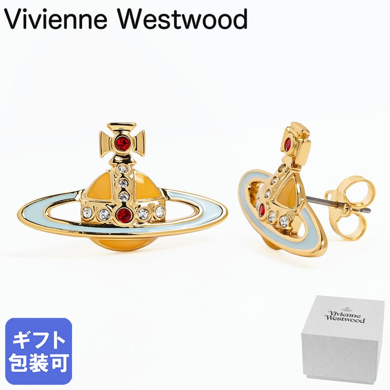 ヴィヴィアンウエストウッド Vivienne Westwood ピアス スモール ネオ バスレリーフ イヤリング レディース ゴールド 62010039 02R982 R982 GOLD ジュエリー 【スペシャルラッピング660円(別売り)】