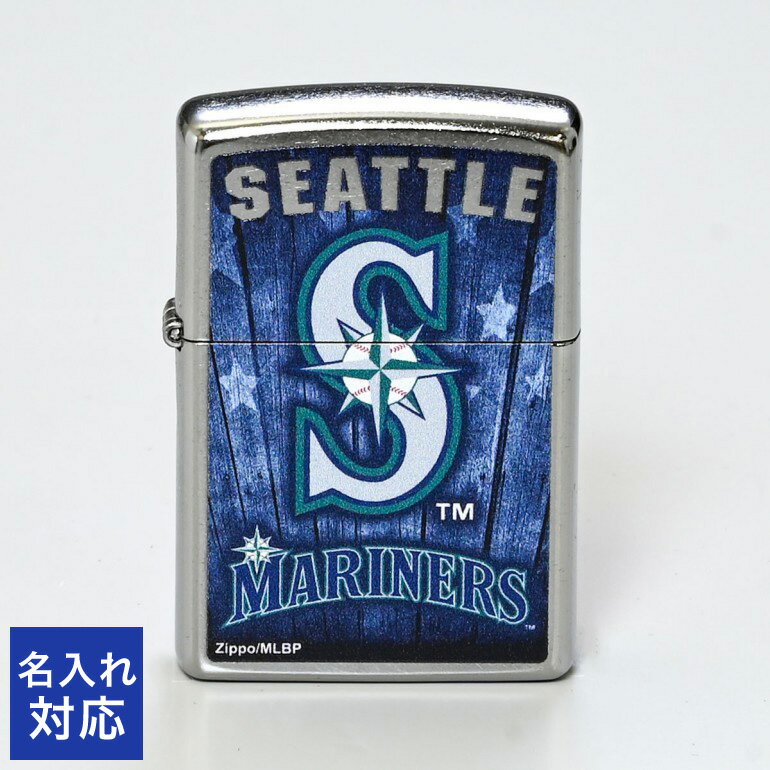ZIPPO ライター MLB SEATTLE MARINERS ネイビー シルバー 29975 ジッ ...