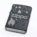 7/1は最大29倍!エントリー買い回り★ ZIPPO ジッポー ライター ジッポ ZIPPO DESIGN マットブラック×シルバー 48908 喫煙具 煙草 ...