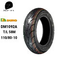 5月中旬入荷予定 DURO デューロ 110/80-10 チューブレスタイヤ DM1092A ダンロップOEM工場