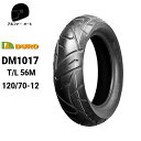 DURO デューロ 120/70-12 GROM/グロム ストリートマジック 110 ベスパGTS 150 Super フロントタイヤ チューブレスタイヤ DM1017 ダンロップOEM工場 あす楽対応