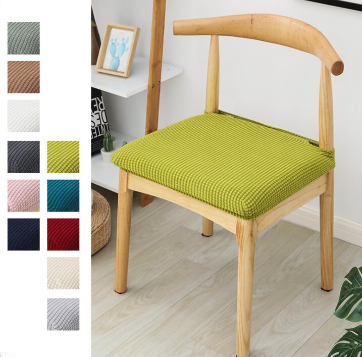 イスカバー チェアカバー 2枚セット ストレッチ 無地 椅子カバー 北欧風 座面カバー ダイニングチェアカバー 座椅子カバー かけるだけ リクライニングチェアーカバー 伸縮素材 フィット感 9カラー 送料無料
