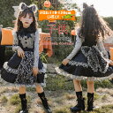 【部分即納】ロリータ ドレス キッズ 女の子 ワンピース 長袖 レース 刺繍 巫女 悪魔 魔女 ハロウィン衣装 コスプレ コスチューム メイド服 ゴシック ブラック 黒 Halloween イベント 宴会 学園祭 文化祭 110 120 130 140 150 クリスマス