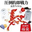 【合計5点】 福袋 2026 メンズ ワイシャツ ネクタイ ベルト ビジネス グッズ 中身が見える福袋 新春 まとめ買い オトク お得 商品 景品 ● at-m...