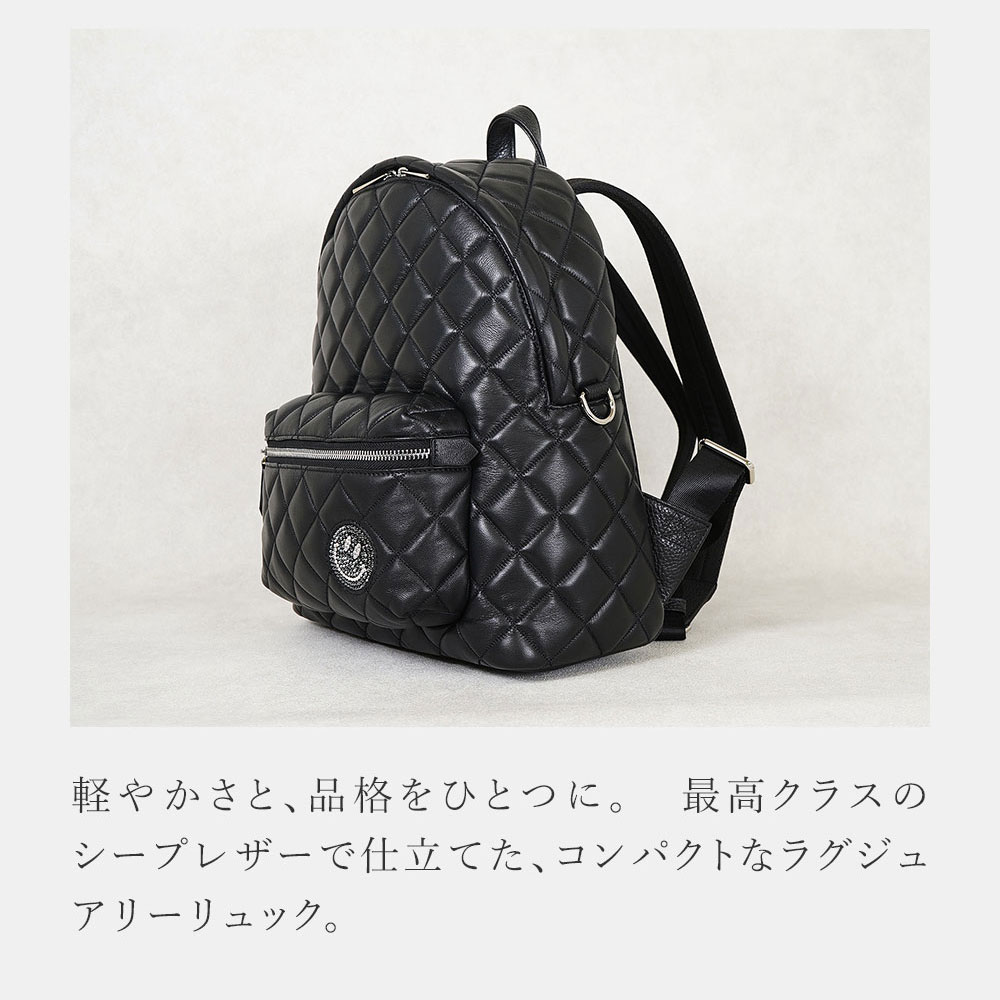 【リニューアル】最高級シープレザー リュック レディース 本革 軽い 708g 軽量 B5...