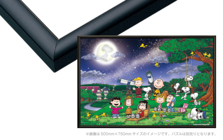 ジグソーパズル パネルマックス　No.7 / 5-B　ブラック 38×53cm（ラッピング対象外） EPP-66-307 ［CP-PN］ パズル用 ジグソーパズル パネル フレーム 額縁 枠 誕生日 プレゼントのサムネイル