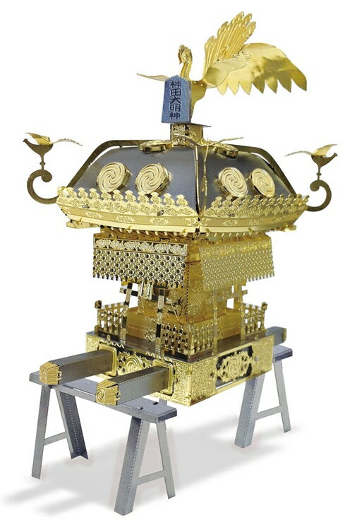 立体パズル TEN-T-ME-003M　メタリックナノパズル　神田明神　大神輿のサムネイル