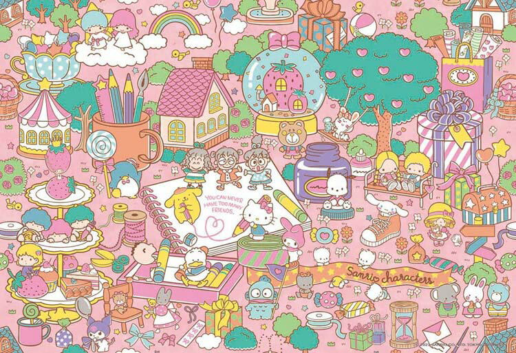 ジグソーパズル レトロパーク(サンリオ) 500ピース BEV-500S-014 パズル Puzzle ギフト 誕生日 プレゼントのサムネイル