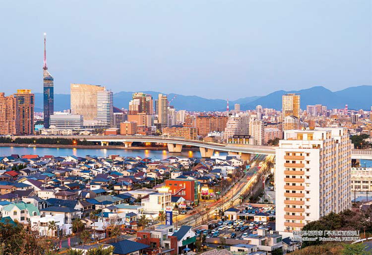 ジグソーパズル 福岡県福岡市「早良区百道浜」 300ピース CUT-300-337 パズル Puzzle ギフト 誕生日 プレゼント