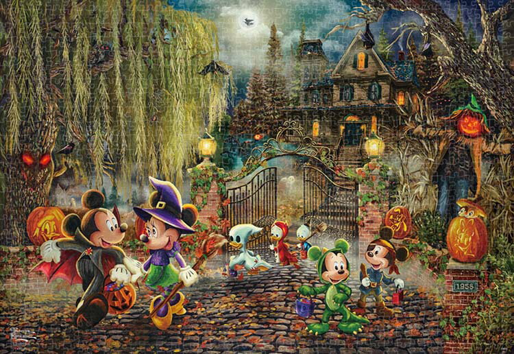 ジグソーパズル Mickey and Minnie Halloween Fun（ミッキー＆フレンズ）(ミッキー&フレンズ) 1000ピース TEN-D1000-864 パズル Puzzle ギフト 誕生日 プレゼント 誕生日プレゼント あす楽対応