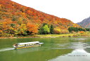 ジグソーパズル 山形県最上郡「紅葉の最上川舟下り」 300ピース CUT-300-340 パズル Puzzle ギフト 誕生日 プレゼント