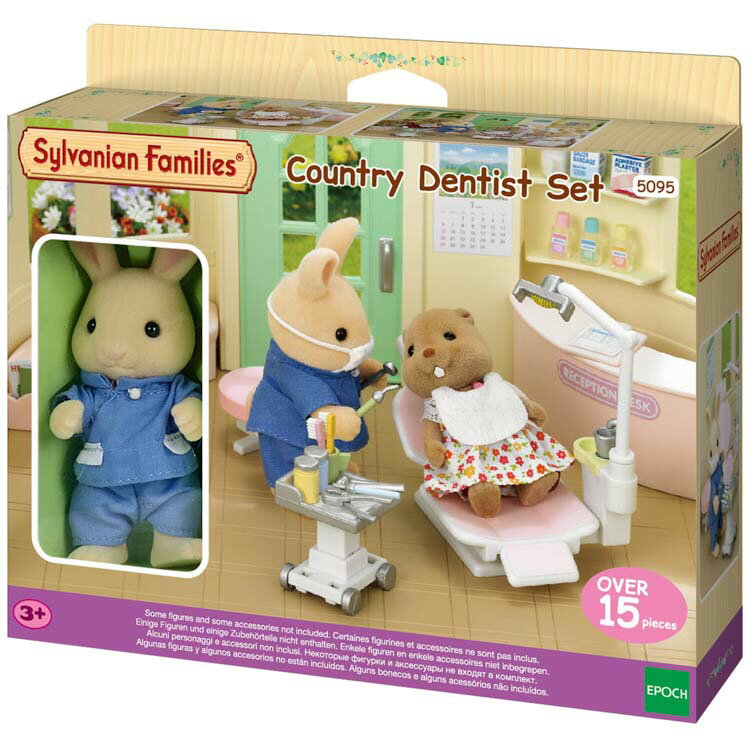 シルバニアファミリー 歯医者さんセット UK+5095 ［CP-FA］［CP-KS］［CP-AQ］ 誕生日 プレゼント 子供 女の子 3歳 4歳 5歳 6歳 ギフト お人形 シルバニアのサムネイル