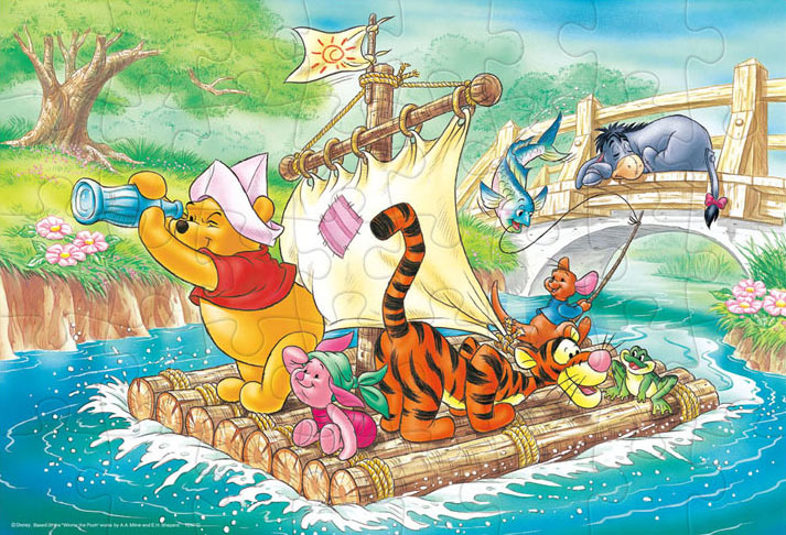 ジグソーパズル いかだあそび(ディズニー) 40ピース TEN-DK40-378 パズル Puzzle 子供用 幼児 知育玩具..