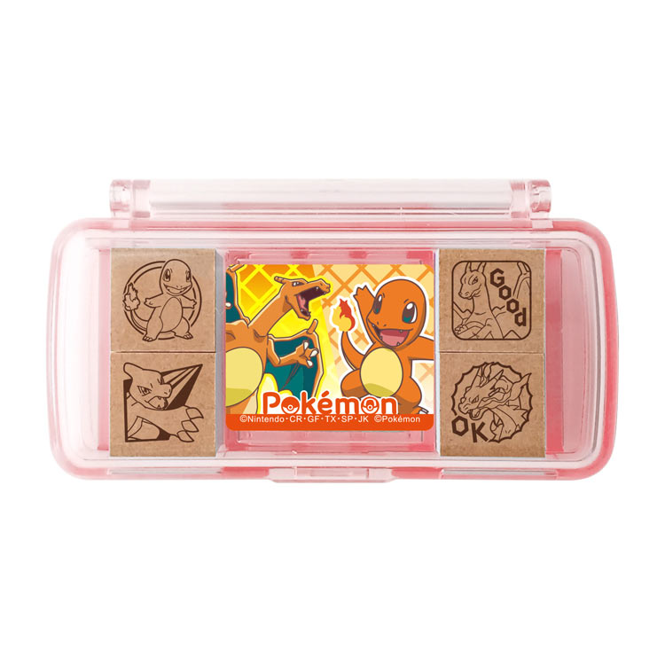 ポケモン ヒトカゲ進化(ポケモン) BEV-SGM-030 文具 スタンプ ギフト 誕生日 プレゼント