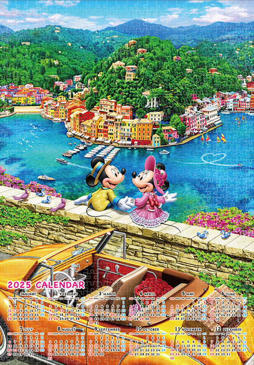 ジグソーパズル ドライブデート（2025年カレンダー ジグソーパズル）(ミッキー&フレンズ) 1000ピース TEN-D1000-880 ［CP-SO］ パズル Puzzle ギフト 誕生日 プレゼント 誕生日プレゼント