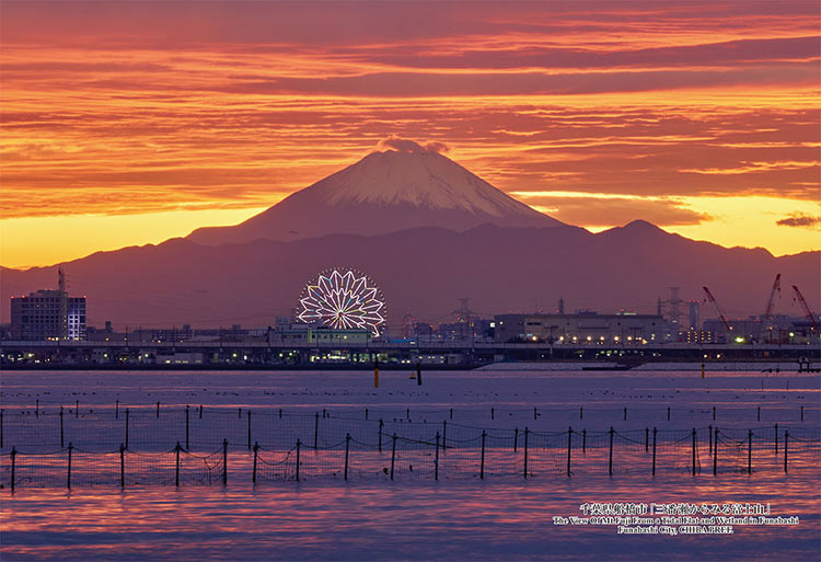 ジグソーパズル 千葉県船橋市「三番瀬からみる富士山」 300ピース CUT-300-431 ［CP-WH］［CP-JS］ パズル Puzzle ギフト 誕生日 プレゼント