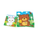 ジグソーパズル STEP1 どうぶついっぱい 2ピース KMN-JP-14 パズル Puzzle 子供用 幼児 知育玩具 知育パズル 知育 ギフト 誕生日 プレ...