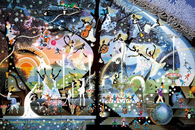 ジグソーパズル 愛の泉(藤城清治) 1000ピース APP-1000-496 パズル Puzzle ギフト 誕生日 プレゼント 誕生日プレゼント