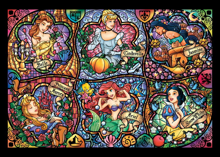 ジグソーパズル ブリリアントプリンセス(プリンセス) 108ピース TEN-D108-987 あす楽対応のサムネイル