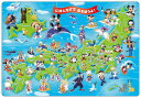 ジグソーパズル ミッキーと日本地図であそぼう!(ディズニー) 60ピース TEN-DC60-059 パズル Puzzle 子供用 幼児 知育玩具 知育パズル 知...