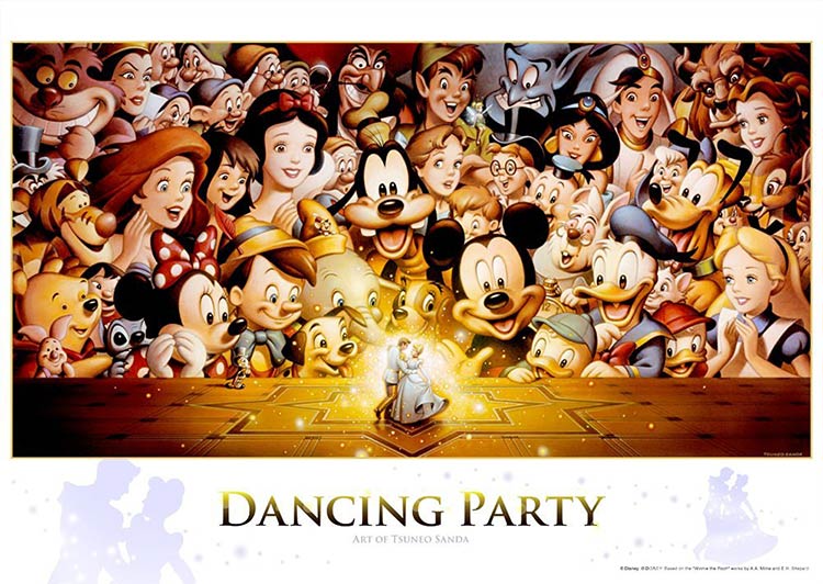 ジグソーパズル Dancing Party(オールキャラクター) 300ピース TEN-D300-284 あす楽対応