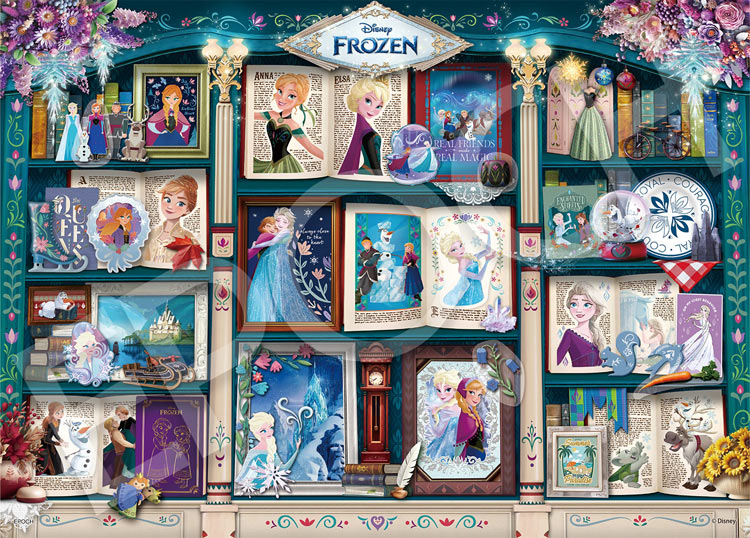 ジグソーパズル Bookshelf / Frozen（ブックシェルフ/アナと雪の女王）(アナと雪の女王) 500ピース EPO-74-304s パズル デコレー...