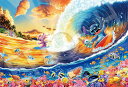 ジグソーパズル Stitch -Sunset Surfing-(スティッチ -サンセットサーフィン-)(リロ&スティッチ) 300ピース EPO-73-406s パズル デコレーション パズデコ Puzzle Decoration 布パズル ギフト プレゼント(3)