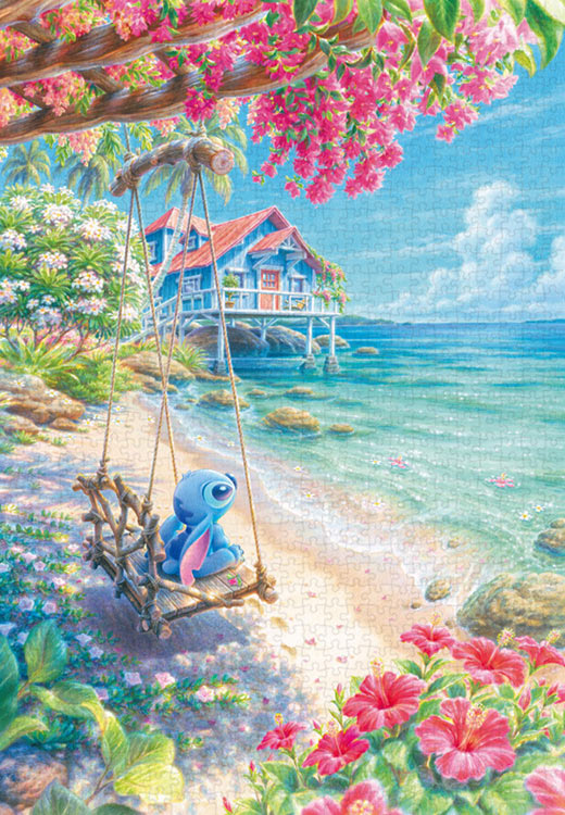 ●予約　ジグソーパズル ロコ・ビーチ（スティッチ）(リロ＆スティッチ) 1000ピース TEN-D1000-898 ［CP-LS］ パズル Puzzle ギフト 誕生日 プレゼント 誕生日プレゼントのサムネイル