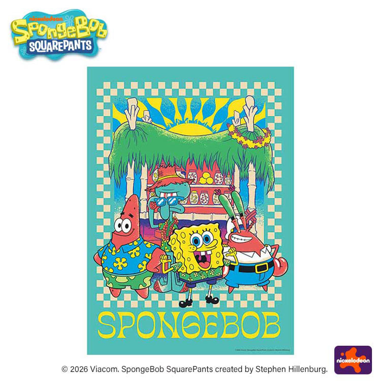 ジグソーパズル BIKINI BOTTOM BEACH(スポンジ・ボブ) 500ピース APP-500-338 パズル Puzzle ギフト 誕生日 プレゼント