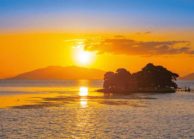 ジグソーパズル 夕日に染まる宍道湖 500ピース APP-500-339 ［CP-JS］ パズル Puzzle ギフト 誕生日 プレゼント...