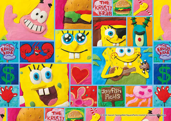ジグソーパズル SPONGEBOB TILE ART(スポンジ・ボブ) 108ピース APP-108-094 パズル Puzzle ギフト 誕生日 プレゼント ...