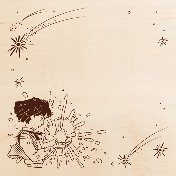 ●予約　 いろどりはんこ 邂逅/ハウルの動く城(ハウルの動く城) BEV-TSW-195 文具 スタンプ ギフト 誕生日 プレゼント...