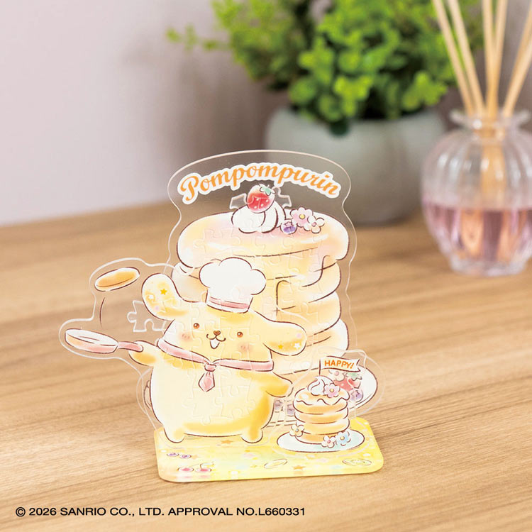 森のおもちゃ屋さんのジグソーパズル アクスタポップ ポムポムプリン・パンケーキ(サンリオ) 37ピース BEV-SP-043 パズル Puzzle ギフト 誕生日 プレゼント｜アングル3