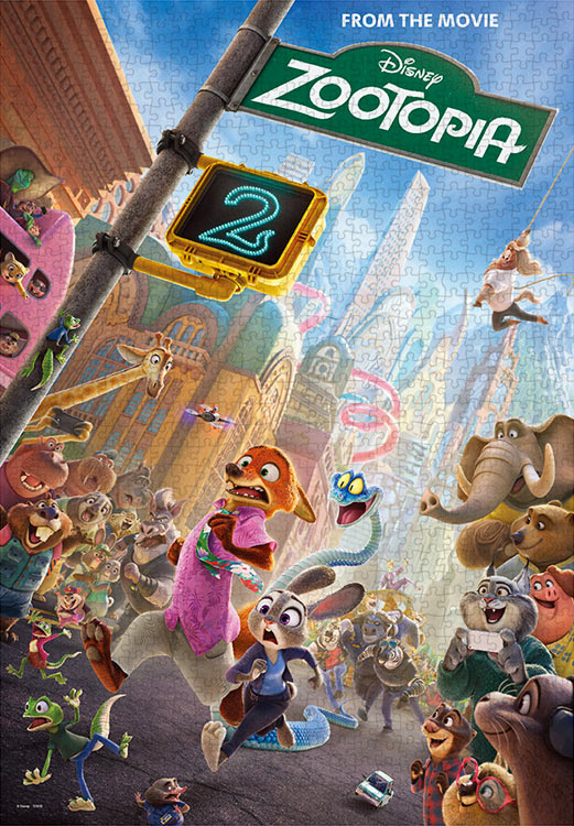 ジグソーパズル 走れ、走れ！（ディズニー映画「ズートピア2」）(ズートピア) 1000ピース TEN-D1000-906 パズル Puzzle ギフト 誕生日 プレゼント 誕生日プレゼント（楽天・森のおもちゃ屋さん）