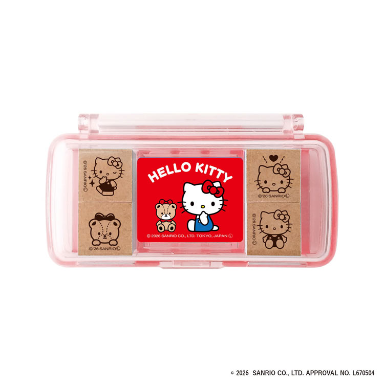 乐天商城 - ●予約　 キティとタイニーチャム(サンリオ) BEV-SGM-039 ［CP-SR］ 文具 スタンプ ギフト 誕生日 プレゼント