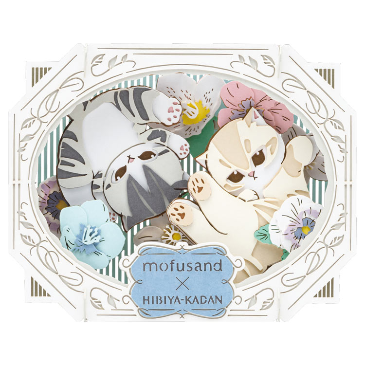 乐天商城 - mofusand×日比谷花壇 Winter（1）(mofusand) ENS-PT-406 雑貨 PAPER THEATER ペーパー シアター ギフト 誕生日 プレゼント 誕生日プレゼント クラフト ホビー