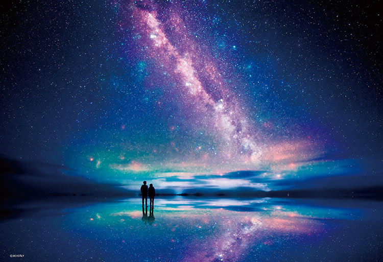 ジグソーパズル 星空のウユニ塩湖 1000ピース 風景 BEV-M81-566 パズル Puzzle マイクロピース ギフト 誕生日 プレゼント 誕生日プレゼント あす楽対応のサムネイル