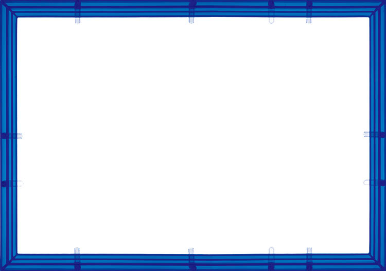 クリスタルパネル　No.64 / 1-ボ　ブルー 18.2×25.7cm（ラッピング対象外） EPP-30-464 パズル用 ジグソーパズル パネル フレーム 額縁 枠 誕生日 プレゼント あす楽対応 2
