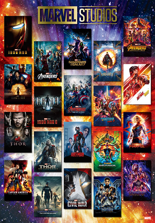 ジグソーパズル Movie Poster Collection MARVEL STUDIOS 1000ピース マーベル TEN-R-1000-631 パズル Puzzle ギフト 誕生日 プレゼント 誕生日プレゼント