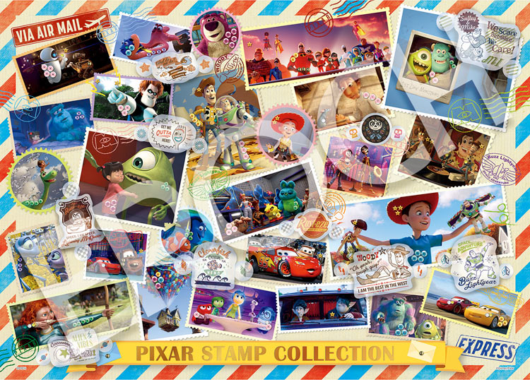 ジグソーパズル PIXAR STAMP COLLECTION ピクサー スタンプ コレクション ピクサー 500ピース EPO-74-202 パズル デコレーション パズデコ Puzzle Decoration 布パズル ギフト プレゼント