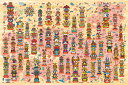 ジグソーパズル てんこ盛り! ご当地トーテムポール(むらたももこ) 1000ピース YAM-10-1393 パズル Puzzle ギフト 誕生日 プレゼント 誕...