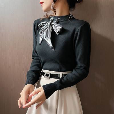 Rakuten - セーター ニット トップス プルオーバー 送料無料 リボン ワンポイント レディース かわいい 大人可愛い きれいめ 上品 こなれ感 シンプル カジュアル 主役級 存在感 個性的 フェミニン ガーリー エレガント デート お出かけ OL コーデ セーター ベージュ ブラック ホワイト