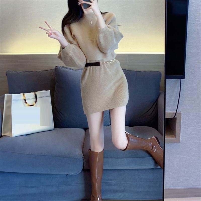セットアップ プルオーバー ワンピース スカート ミニ丈 ショート丈 送料無料 ふわふわ ハイネック ノースリーブ レディース かわいい 大人可愛い きれいめ 上品 こなれ感 シンプル カジュアル 主役級 存在感 個性的 フェミニン モテ お出かけ セットアップ ベージュ S M L