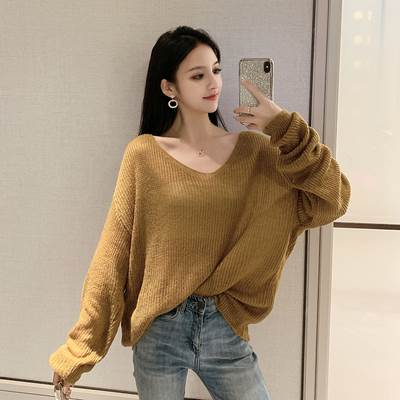 セーター ニット トップス プルオーバー 送料無料 長袖 Vネック レディース かわいい 大人可愛い きれ..