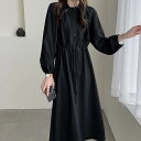 シャツワンピース スカート ミモレ丈 ロング丈 羽織 送料無料 ボタン 前開き 長袖 ウエストマーク レディース かわいい 大人可愛い きれいめ 上品 こなれ感...
